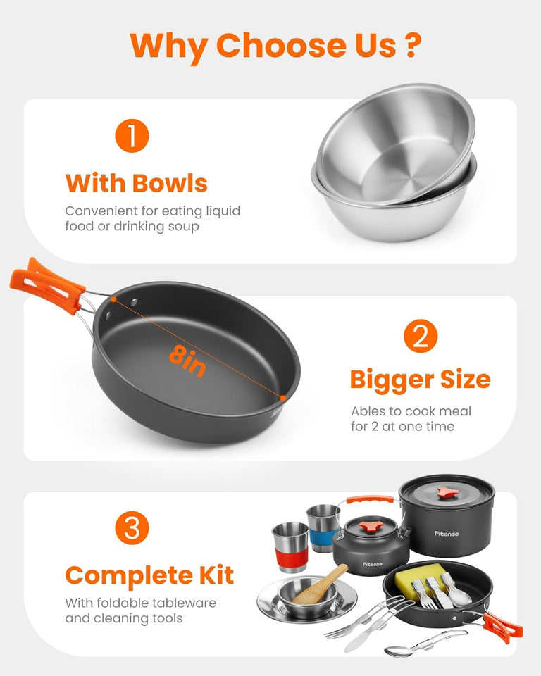 camping cooking kit
