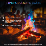 Magic campfire fire colour